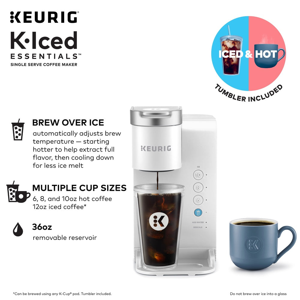 Hot & Cold Coffee Machine: 36oz Iced Coffee Brewer