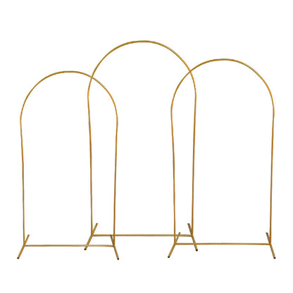 Gold Arch Stand for Weddings - Versatile Party Decor Frame
