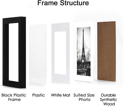 Multi Photo Frames Collage for Wall & Tabletop Display