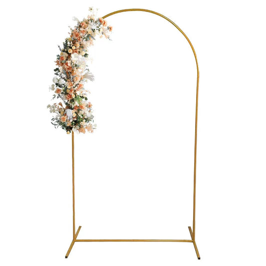 Gold Arch Stand for Weddings - Versatile Party Decor Frame