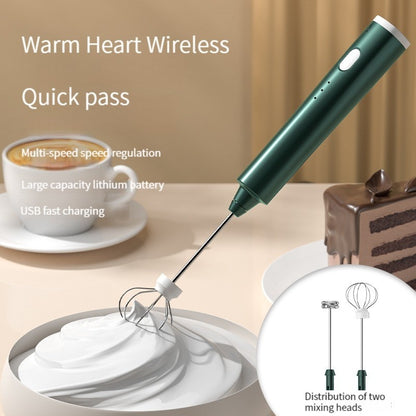 Handheld USB Milk Frother - 3 Speed Electric Foam Maker